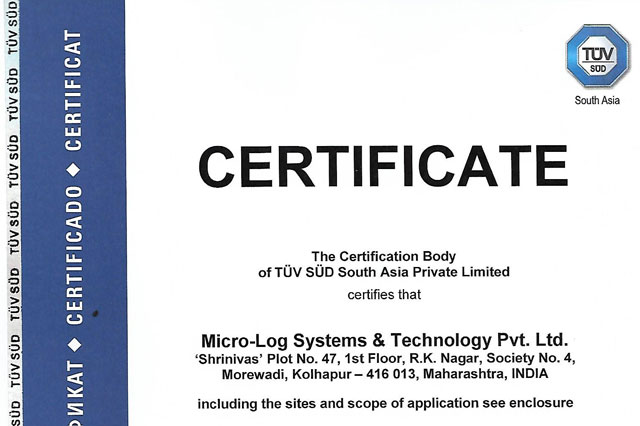 ISO 9001 2015 Certificate for HO